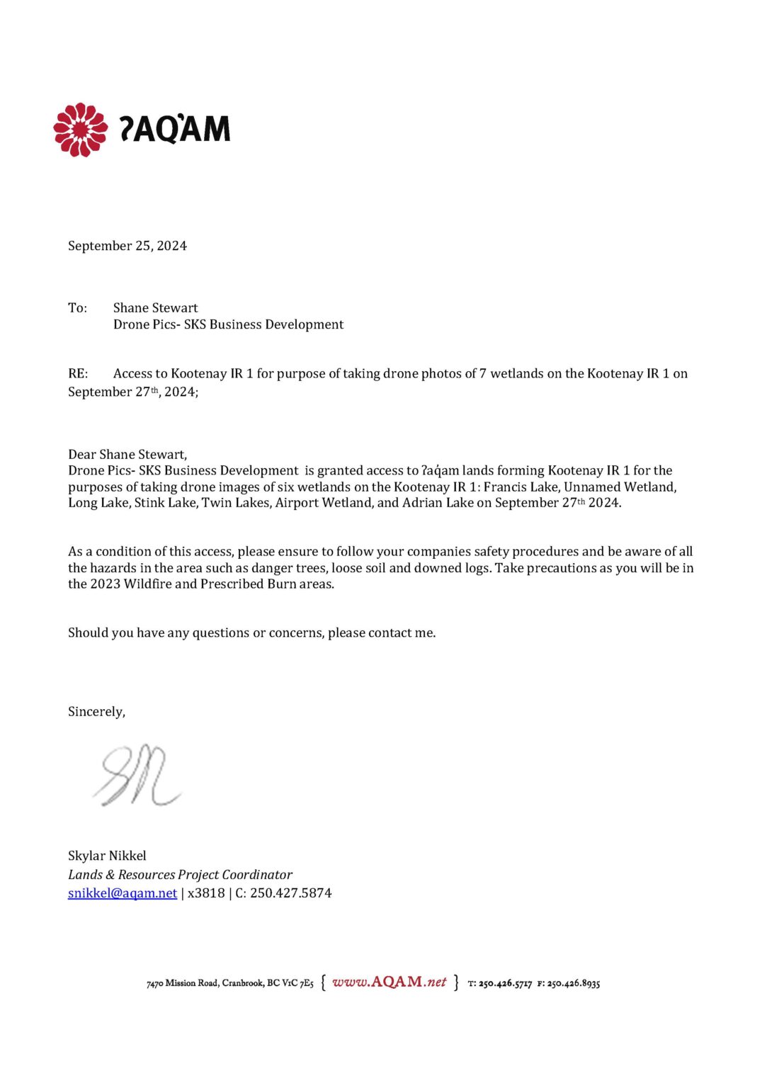 drone pics letter